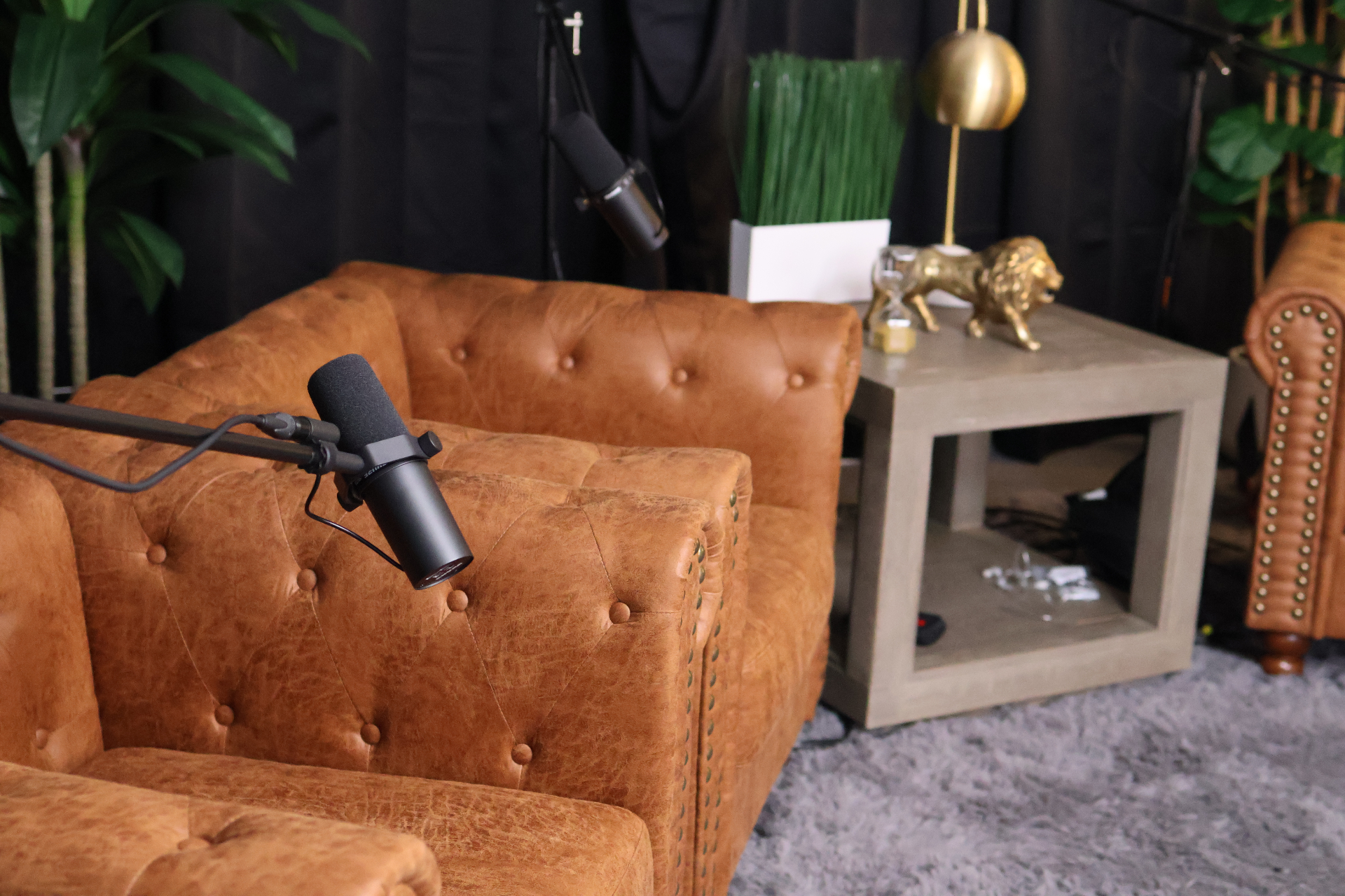 Interior of a professional content studio built by BYND Media
